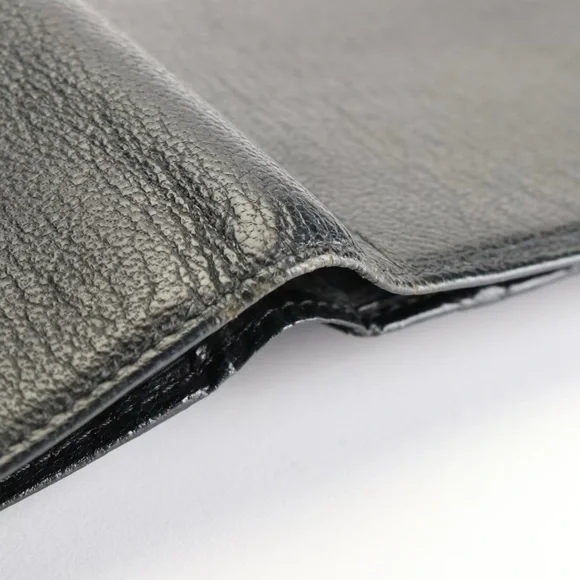 Chanel Bifold Wallet in Black Lambskin Leather